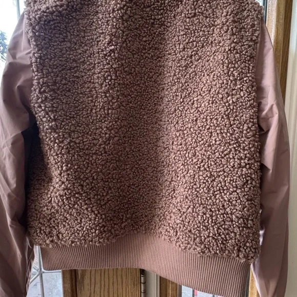 UpWest Mauve Teddy Jacket with Pockets - Picture 8 of 8
